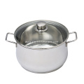 Stainless Steel Nonstick Soup Pot with Glass Cover